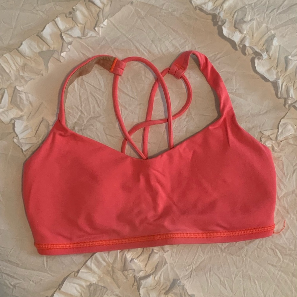 Lululemon Free to Be Bra - orange size 4